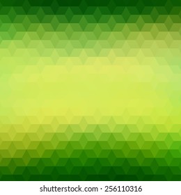 Colorful geometric background with triangles. Blurred gradient mosaic pattern