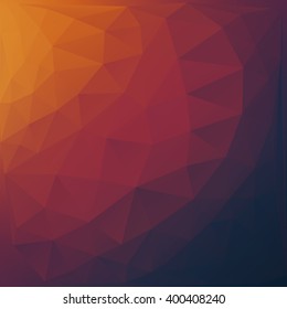 Colorful geometric background with triangles and copy space for custom text. Triangles abstract background for website, mobile application design or corporate business style.