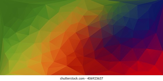 Colorful geometric background with triangles and copy space for custom text. Triangles abstract background for website, mobile application design or corporate business style.