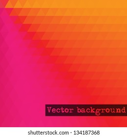 Colorful geometric background with triangles. Spectrum design. Vector EPS10.