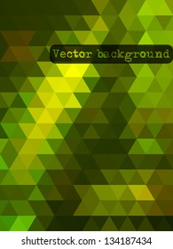 Colorful geometric background with triangles. Vector EPS10.