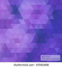 Colorful geometric background with triangles. Vector illustration 