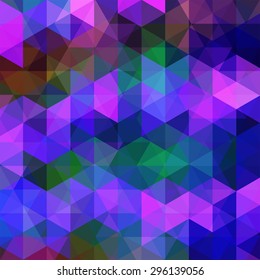 Colorful geometric background with triangles. Vector EPS10