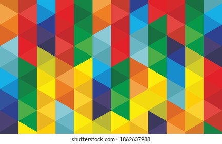 Colorful geometric background. triangular abstract background