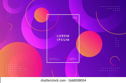 Colorful geometric background vector design. Abstract composition with shapes. Futuristic backdrop.