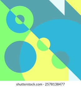 Colorful geometric background vector design