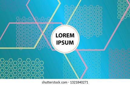 Colorful geometric background. Vector EPS10 gradient. Simple shapes, minimal style