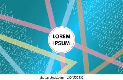 Colorful geometric background. Vector EPS10 gradient. Simple shapes, minimal style