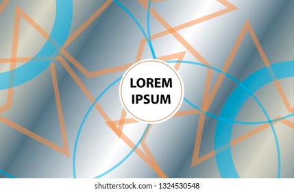Colorful geometric background. Vector EPS10 gradient. Simple shapes, minimal style