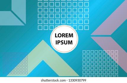 Colorful geometric background. Vector EPS10 gradient. Simple shapes, minimal style. 