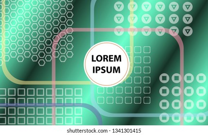 Colorful geometric background. Vector EPS10 gradient. Simple shapes, minimal style. 