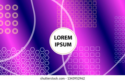 Colorful geometric background. Vector EPS10 gradient. Simple shapes, minimal style. 