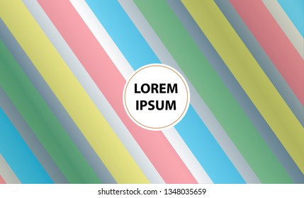 Colorful geometric background. Vector EPS10 gradient. Simple shapes, minimal style