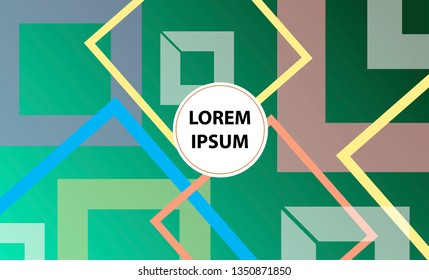 Colorful geometric background. Vector EPS10 gradient. Simple shapes, minimal style. 