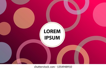 Colorful geometric background. Vector EPS10 gradient. Simple shapes, minimal style. 
