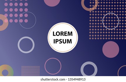 Colorful geometric background. Vector EPS10 gradient. Simple shapes, minimal style. 