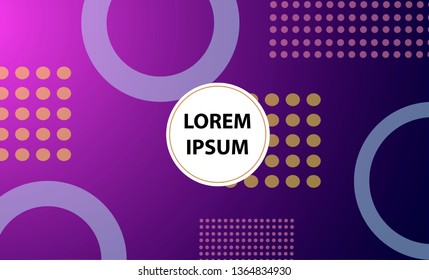 Colorful geometric background. Vector EPS10 gradient. Simple shapes, minimal style
