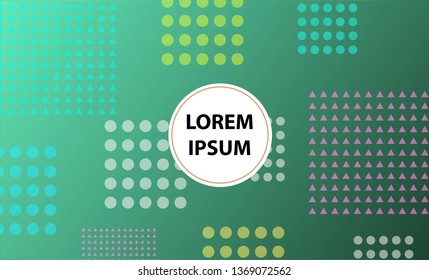 Colorful geometric background. Vector EPS10 gradient. Simple shapes, minimal style