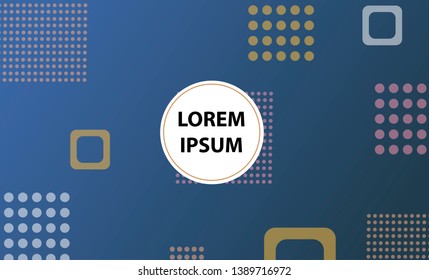 Colorful geometric background. Vector EPS10 gradient. Simple shapes, minimal style