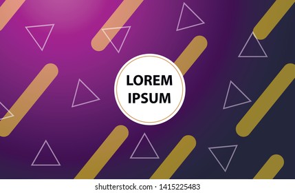 Colorful geometric background. Vector EPS10 gradient. Simple shapes, minimal style