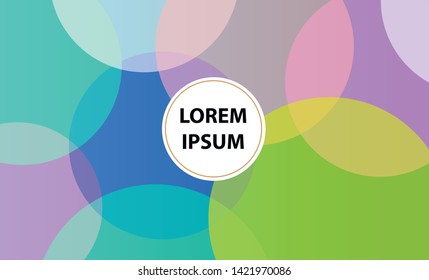 Colorful geometric background. Vector EPS10 gradient. Simple shapes, minimal style. 