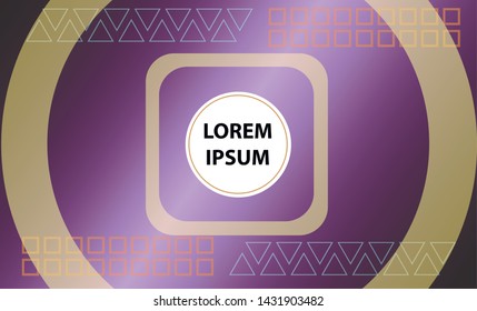 Colorful geometric background. Vector EPS10 gradient. Simple shapes, minimal style. 