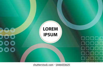 Colorful geometric background. Vector EPS10 gradient. Simple shapes, minimal style. 