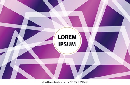 Colorful geometric background. Vector EPS10 gradient. Simple shapes, minimal style