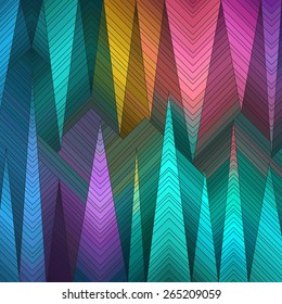 Colorful Geometric Background, vector eps10 illustration