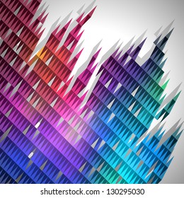 Colorful geometric background, vector eps8 illustration