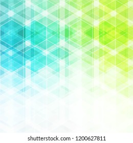 Colorful geometric background. Vector hexagons