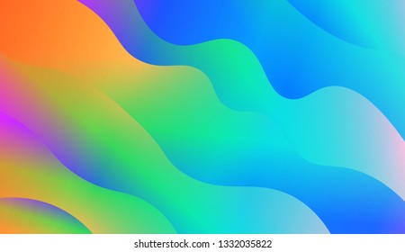 Colorful geometric background. Vector illustration with geometric shapes layers. Gradient.