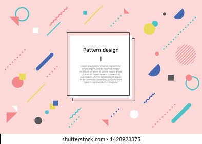 Colorful geometric background. Vector illustration.