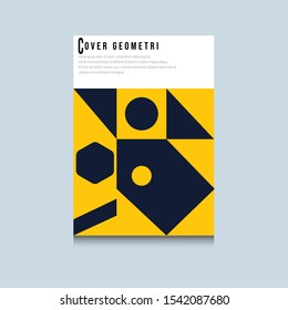Colorful geometric background, vector illustration. Minimal geometric posters and book cover