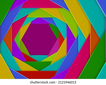 Abstrakter geometrischer Hintergrund. Vektorgrafik. 
