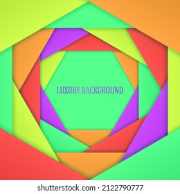 Fondo geométrico abstracto. Ilustración vectorial. 
