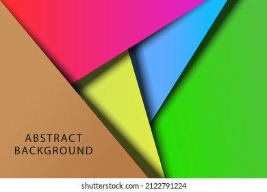 Fondo geométrico abstracto. Ilustración vectorial. 
