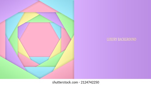 Fondo geométrico abstracto. Ilustración vectorial. 
