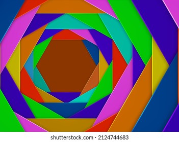 Colorful  geometric background. Vector illustration.