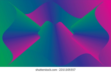 Ilustración del vector de fondo geométrico colorido. Composición de líneas de arte