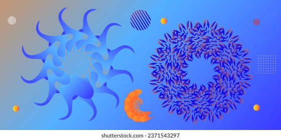 Colorful geometric background. Vector illustration. Modern abstract design for banners, posters, flyers, brochures.