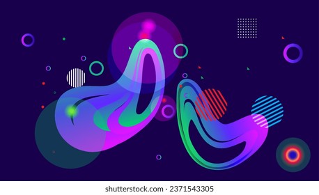 Fondo geométrico colorido. Ilustración vectorial. Diseño abstracto moderno para carteles, afiches, volantes, folletos.
