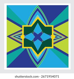 Colorful geometric background vector illustration.