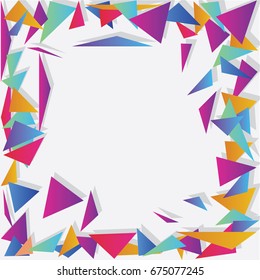 Colorful geometric background. Vector illustration, eps 10, contains transparencies.