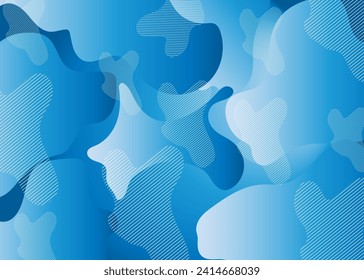 Colorful geometric background, vector liquid color background