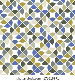 Colorful geometric background, vector squared abstract seamless pattern.