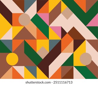 Colorful Geometric Background - Vibrant Abstract Patterns for Modern Design Projects
