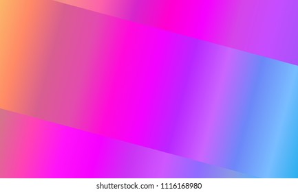 Colorful geometric background. Vibrant gradient.  Wavy pattern. Fluid shapes composition. Minimal design. Vector illustration 