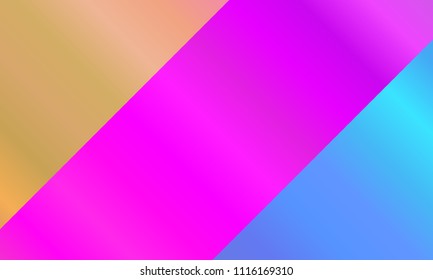 Colorful geometric background. Vibrant gradient.  Wavy pattern. Fluid shapes composition. Minimal design. Vector illustration 