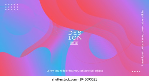 Colorful geometric background.  Visual Supply Company background for gift card, Poster on wall poster template, landing page,banner. vecroe EPS 10